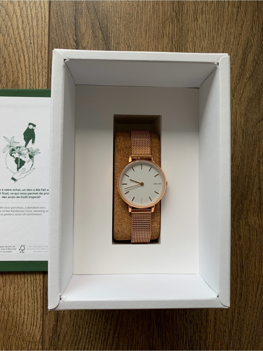 Rose Gold Mesh Strap Watch - Rose Gold